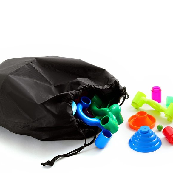 Marbolox Marble Run, 150 Pcs Pipeline Toy Set, Marble Run Toy Set for Kids, 24 M - Picture 7 of 7